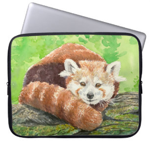 Red panda laptop sleeve