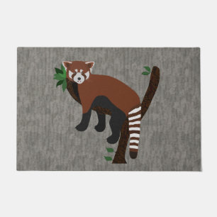 Red Panda Large Doormat