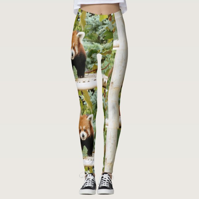 Red Panda Leggings (Front)