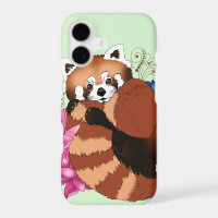 Red Panda Lotus Flowers Henna