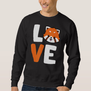 Red Panda Love Animal Red Panda Sweatshirt
