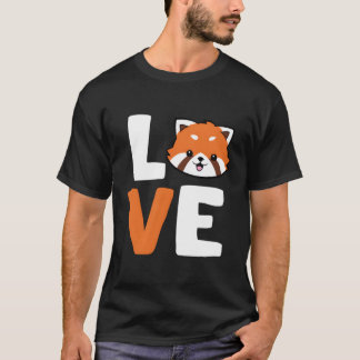 Red Panda Love Animal Red Panda T-Shirt