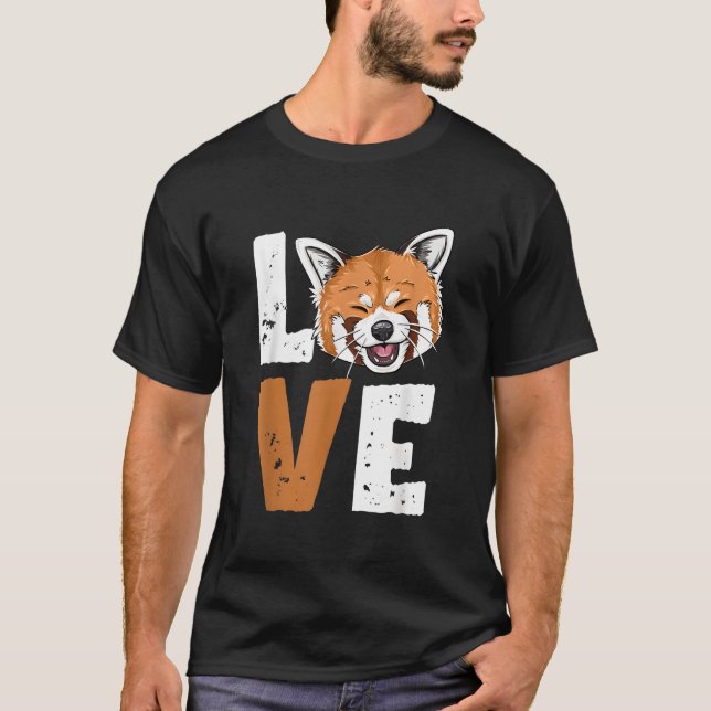 Red Panda Love Red Panda T-Shirt (Front)