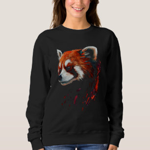 Red Panda Lover Artwork Animal Motif Red Panda 2 Sweatshirt