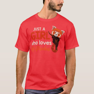 Red Panda Lover Gift Zoo Animal Panda T-Shirt