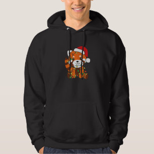 Red Panda Merry Christmas Winter Pandas Christmas Hoodie