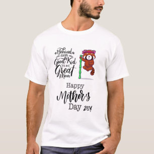 Red panda mother's day 2024. T-Shirt