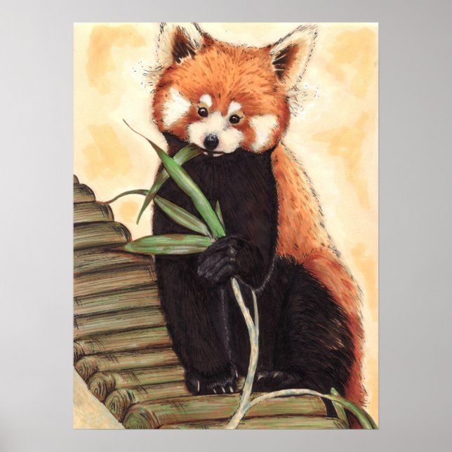 Red Panda Nom Poster (Front)