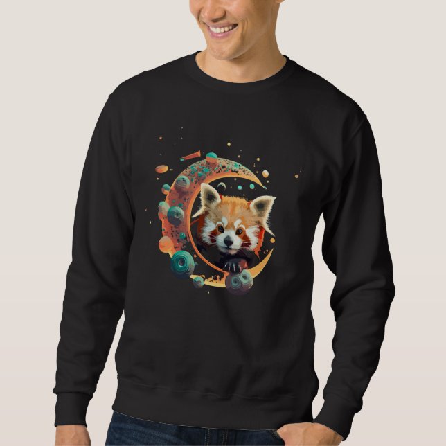 Red panda on Mars Sweatshirt (Front)
