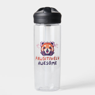 Red Panda Pawsitively Awesome Water Bottle