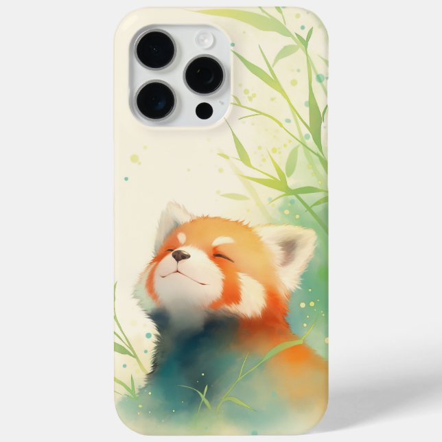 Red Panda Peaceful Bliss Case-Mate iPhone Case (Back)