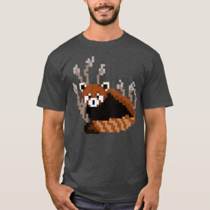 Red Panda Pixel Art T-Shirt
