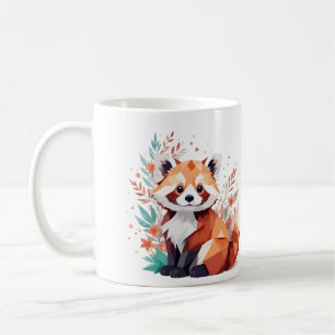 Red Panda Playful Adorable Fun Animal Colourful Jo Coffee Mug