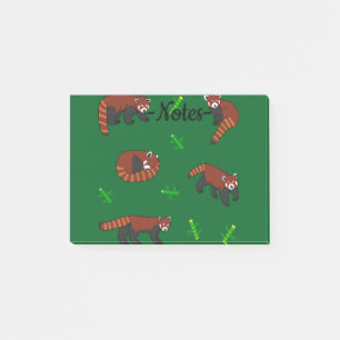 Red Panda Post-it Notes