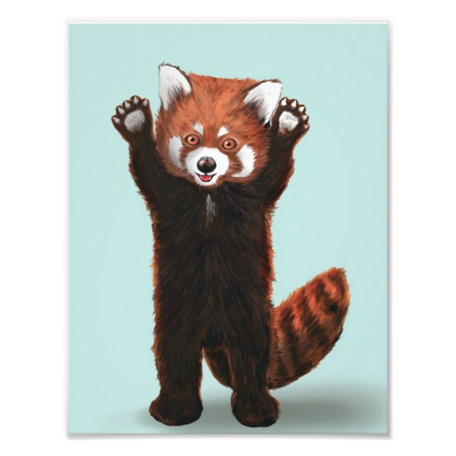 Red Panda Print (Front)