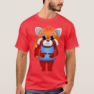 Red Panda Shy Fingers T-Shirt