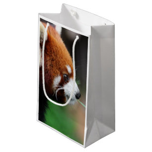 Red panda small gift bag