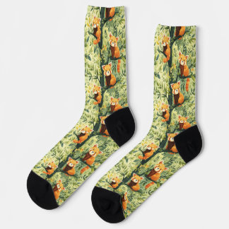 Red Panda Socks