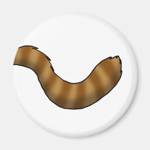 Red Panda Tail Magnet