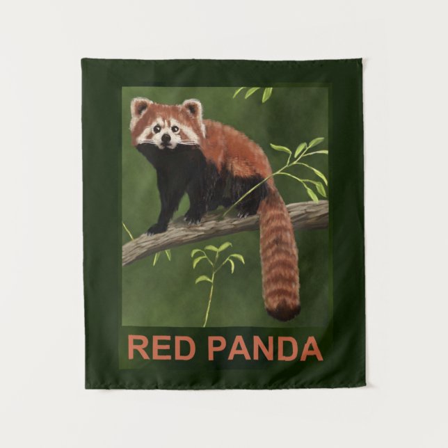 Red Panda Tapestry (Front)