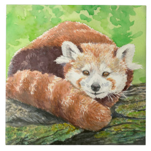 Red panda tile