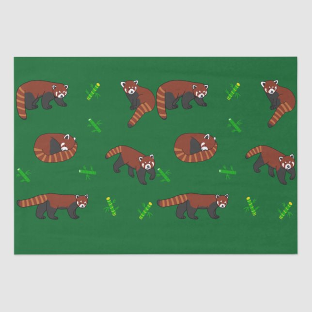 Red Panda Tissue Paper (Front)