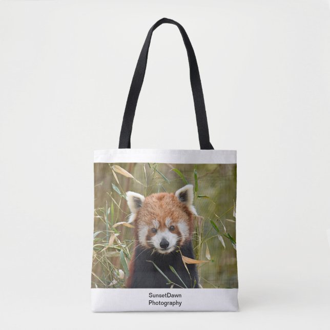 Red Panda Tote Bag (Front)