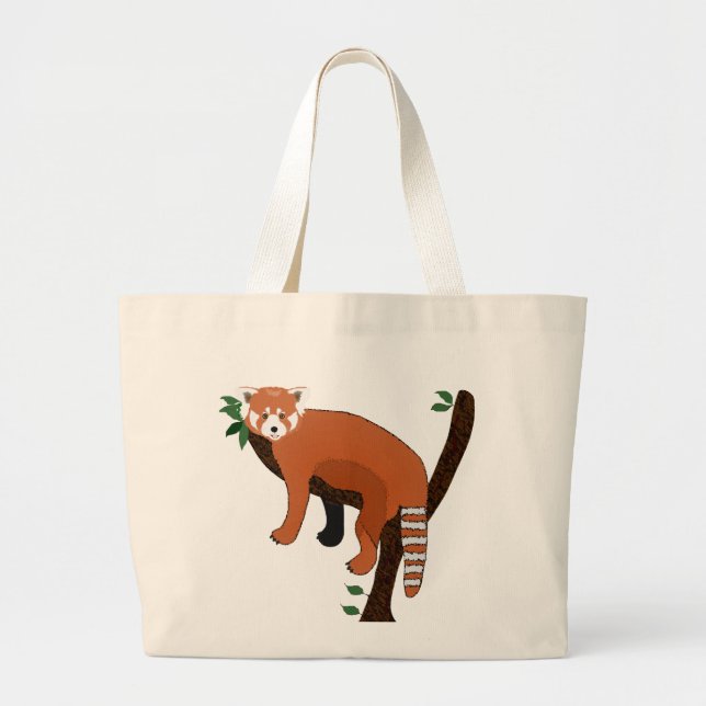 Red Panda Tote Bag (Front)