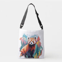 Red Panda Vector Art Animal In The Majestic Nature