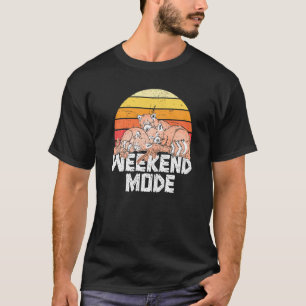 Red Panda Weekend Mode Sleep Sleepyhead Fun T-Shirt