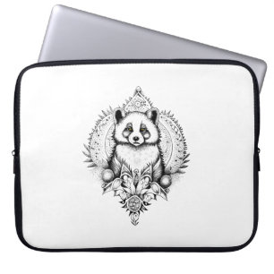 Red Panda Wild Animal Nature Illustration Art Tatt Laptop Sleeve