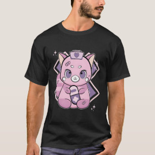 Red Panda With Medicine Yami Kawaii T-Shirt