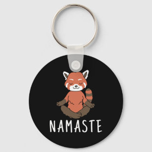 Red Panda Yoga Key Ring