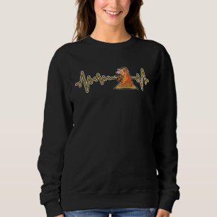 Red Panda Yoga Poses Sport Gymnastics Ohm Heartbea Sweatshirt