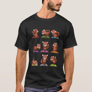 Red Panda Yoga T-Shirt