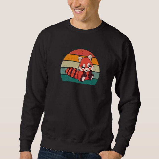 Red Pandas Bamboo Asia Red Panda Bear Panda Bears  Sweatshirt (Front)