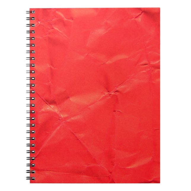 Red paper abstract texture backgroundabstract, age notebook (Front)