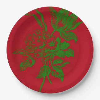 REd Paper Plate
