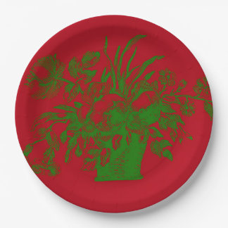 Red Paper Plate
