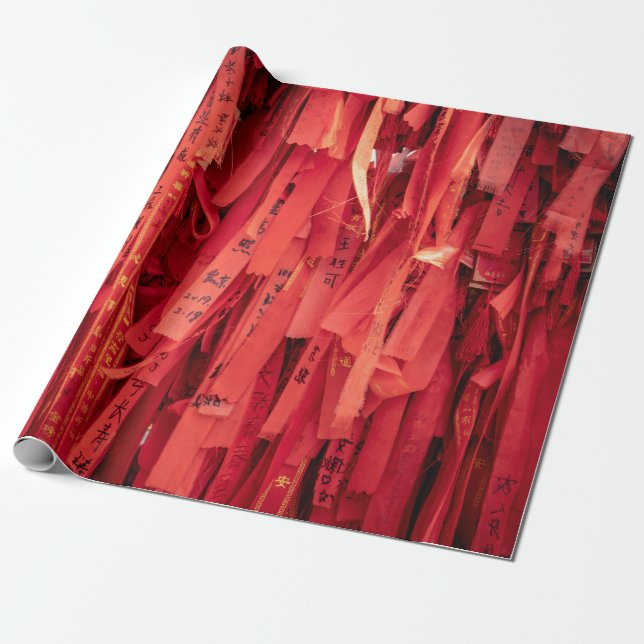 Red paper strips (Unrolled)