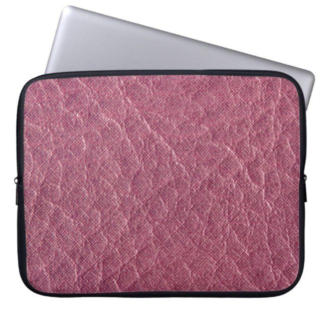 Red paper texture,  dark backgroundabstract, ancie laptop sleeve (Front)