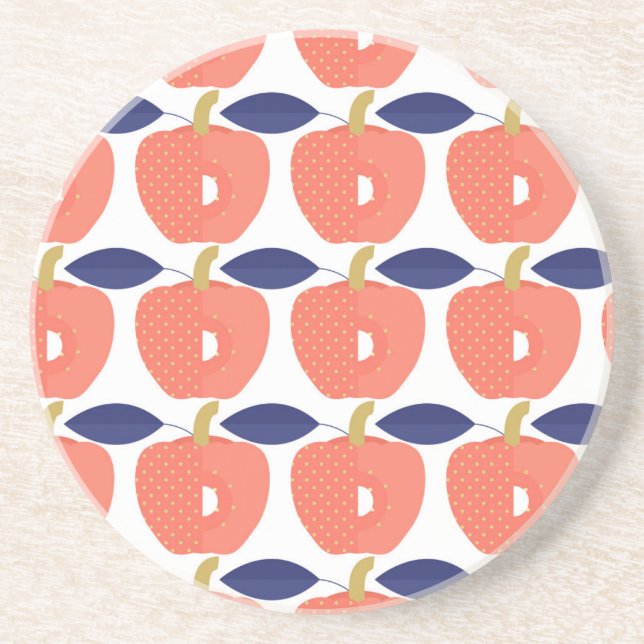 Red Paprika: Spice Inspired Seamless. Coaster (Front)