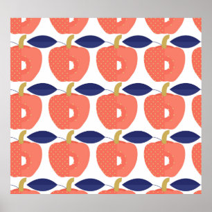 Red Paprika: Spice Inspired Seamless. Poster