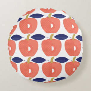 Red Paprika: Spice Inspired Seamless. Round Cushion
