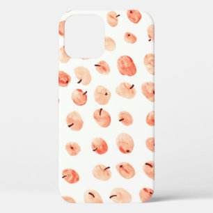 Red paradise apples pattern iPhone 12 case