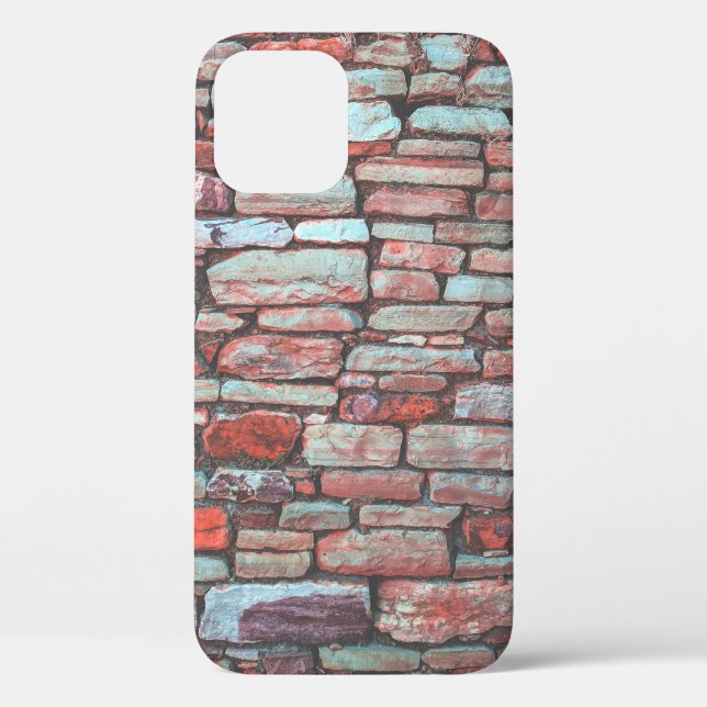 Red pavement bricked wall Case-Mate iPhone case (Back)