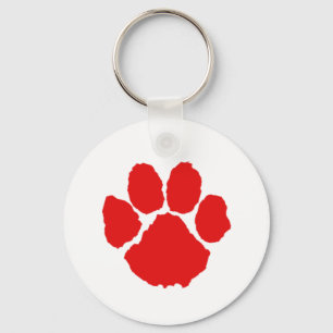 Red Paw Coffee Key Ring