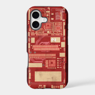 Red pcb circuit boart