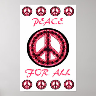 red peace for all poster