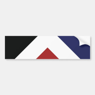 Red Peak Flag Bumper Sticker